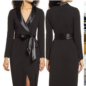 Evening tuxedo dress